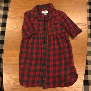 Old Navy Plaided Dress ||Size 5T||